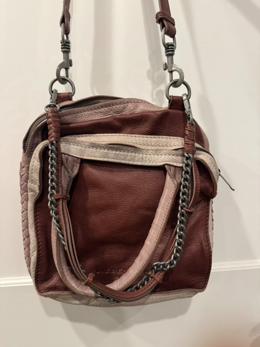 Multi-Tone Leather Crossbody Handbag from Liebeskind Berlin